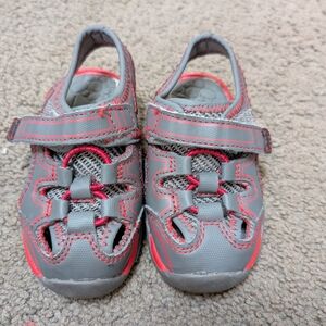 Wonder Nation Kids Water Shoes in Gray and Red